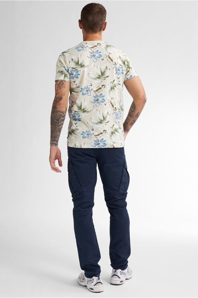 AOP T SHIRT HIBISCUS M 1050 TSR655 0112 Seashell